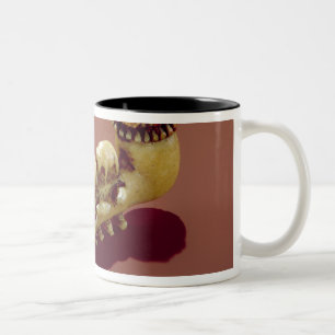 Korvack pipe with carved Polar Bears Two-Tone Coffee Mug