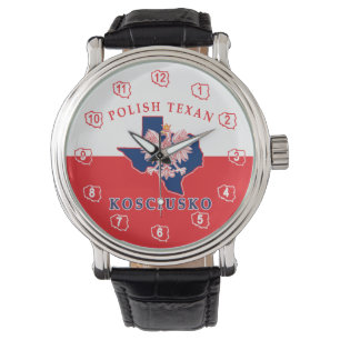 Kosciusko Polish Texan Crown Watch