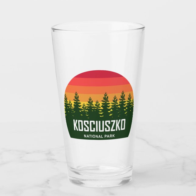 Kosciuszko National Park Glass (Front)