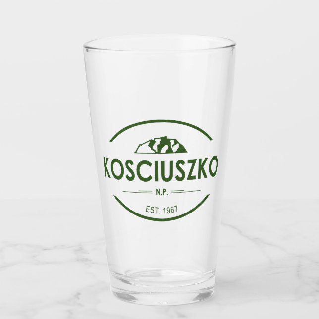 Kosciuszko National Park Glass (Front)