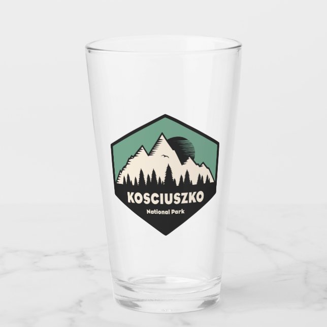 Kosciuszko National Park Glass (Front)