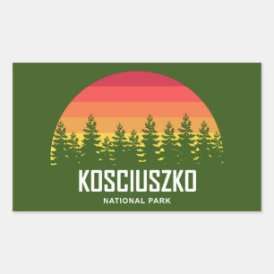 Kosciuszko National Park Rectangular Sticker