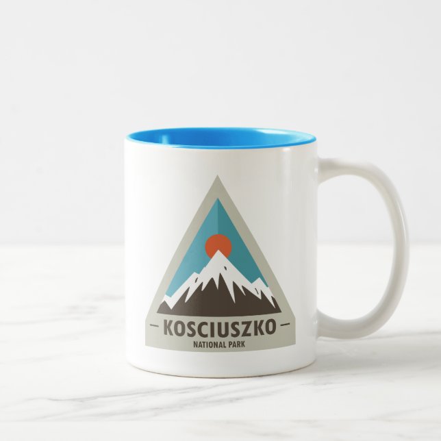 Kosciuszko National Park Two-Tone Coffee Mug (Right)