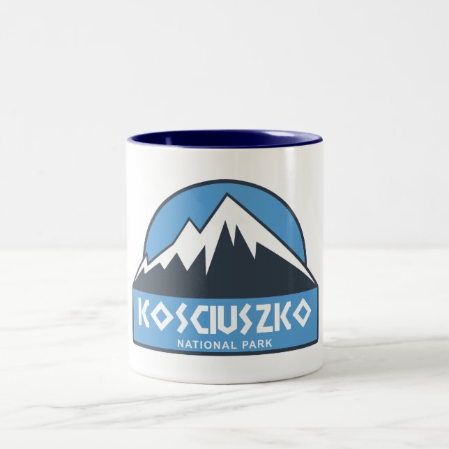 Kosciuszko National Park Two-Tone Coffee Mug (Center)