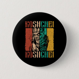 Koshchei Deathless Ancestry Paganism Ukraine Mytho 6 Cm Round Badge