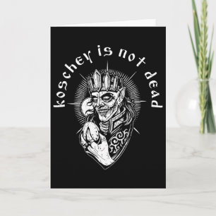 Koshchei Deathless Ancestry Paganism Ukraine Mytho Card