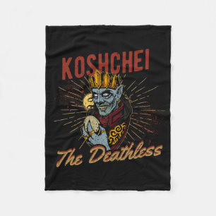Koshchei Deathless Ancestry Paganism Ukraine Mytho Fleece Blanket