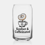 Kosher and Caffeinated Jewish Coffee Hanukkah   Can Glass<br><div class="desc">Kosher Caffeinated,  Jewish Coffee Lover,  Hanukkah Caffeine,  Hebrew Culture Humour,  Kosher Coffee Meme,  Festive Jewish Drink,  Hanukkah 2025,  Coffee Obsession,  Jewish Holiday Energy,  Caffeinated Tradition</div>