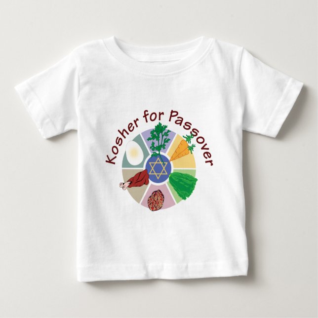 Kosher For Passover Baby T-Shirt (Front)