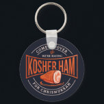 Kosher Ham for Chrismukkah Hanukkah Key Ring<br><div class="desc">Celebrate Hanukkah with pride and humor while gathering with the whole family. This festival graphic design makes a perfect gift for the holidays.</div>