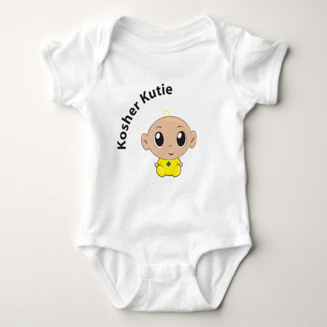 Kosher Kutie Onsie Baby Bodysuit (Front)