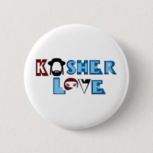 Kosher Love 6 Cm Round Badge