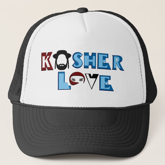 Kosher Love Trucker Hat (Front)