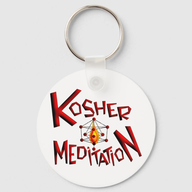 Kosher Meditation Key Ring (Front)