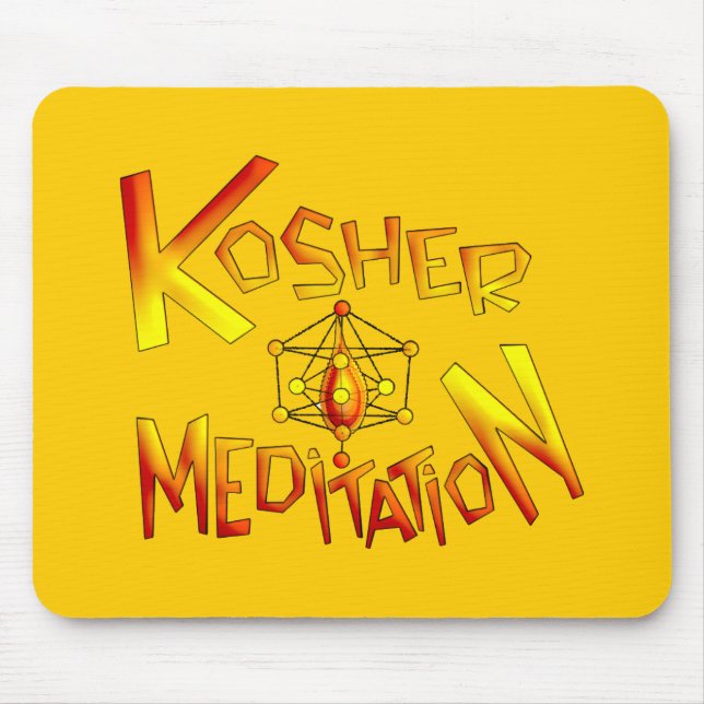 Kosher Meditation Mouse Pad (Front)