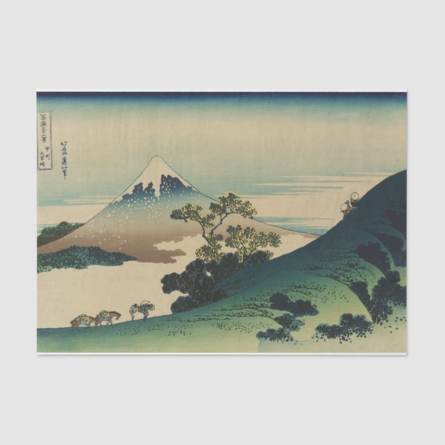 Koshu Inume-Toge by Hokusai Tissue Paper (Front)