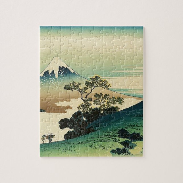 Koshu Inume Toge - Katsushika Hokusai Ukiyo-e Art Jigsaw Puzzle (Vertical)