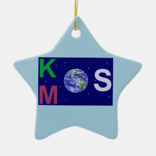 Kosmos étoilé ceramic tree decoration