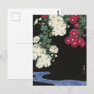 Koson Chrysanthemum Garden Japanese Flower Art Postcard
