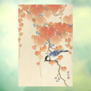 Koson Great Tit on Paulownia Branch Japanese Art