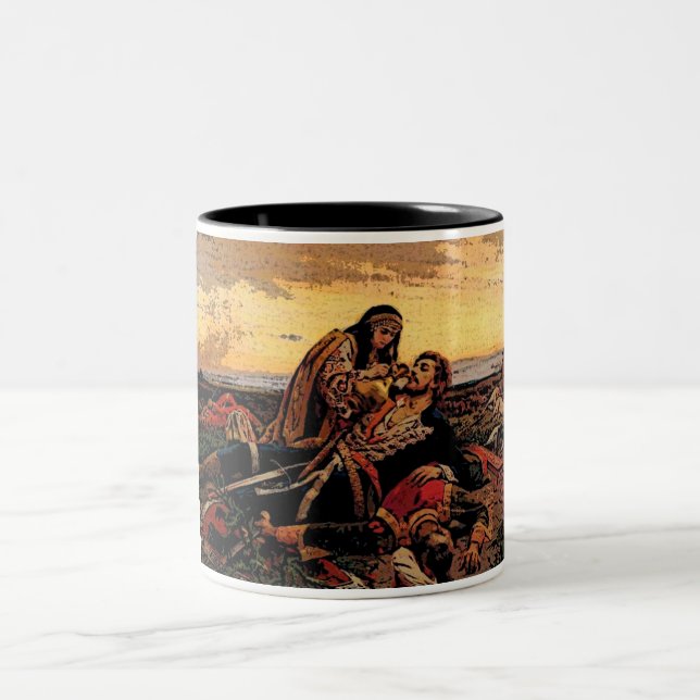 Kosovka Devojka Two-Tone Coffee Mug (Center)