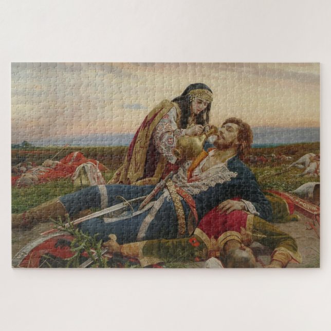 Kosovka Devojka Urosa Predica - The Kosovo Maiden  Jigsaw Puzzle (Horizontal)