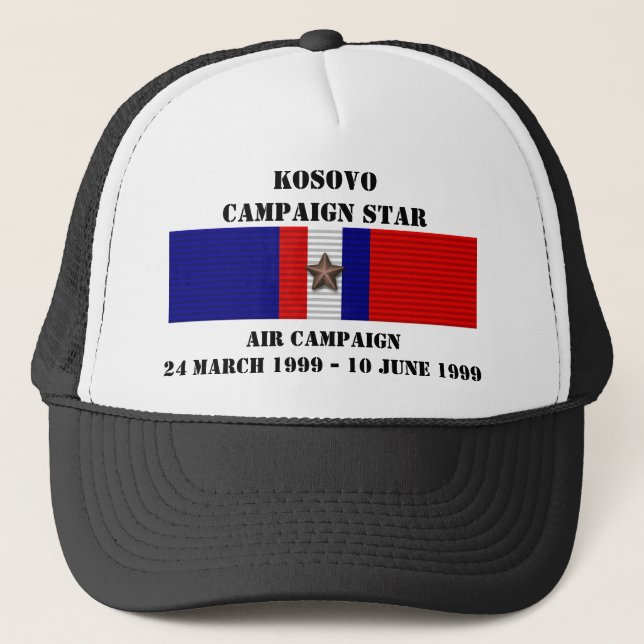 KOSOVO AIR CAMPAIGN TRUCKER HAT (Front)