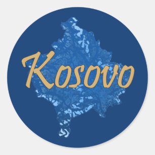 Kosovo Classic Round Sticker