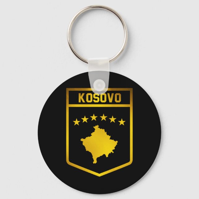 Kosovo Emblem Key Ring (Front)