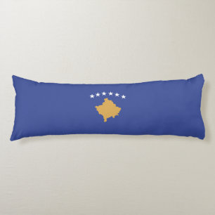 Kosovo flag body cushion
