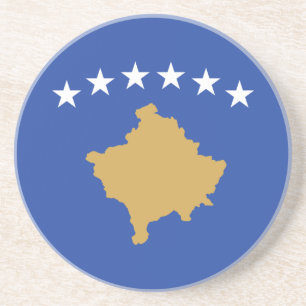 Kosovo Flag Coaster