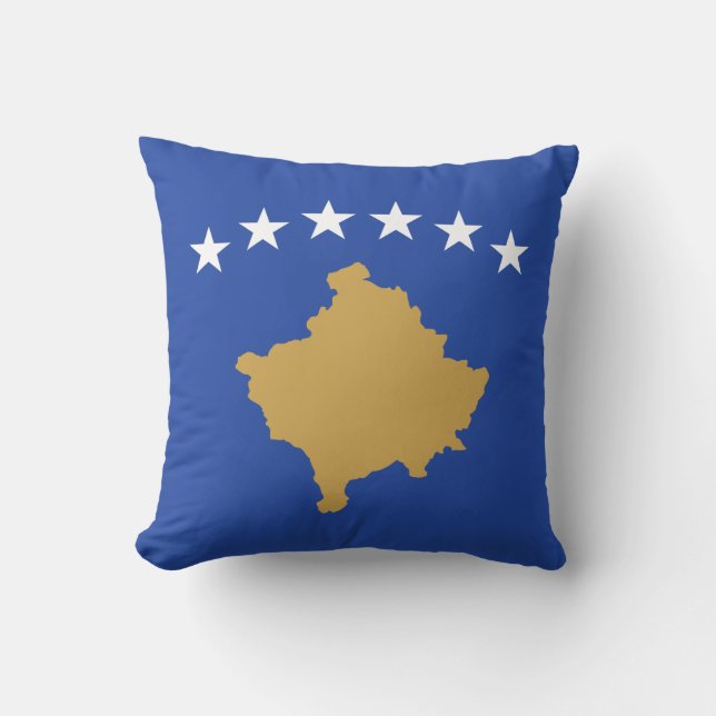 Kosovo Flag Cushion (Front)