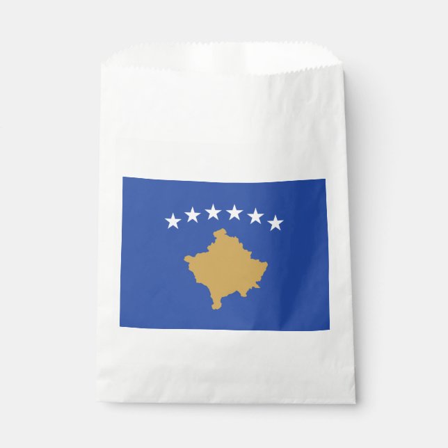 Kosovo Flag Favour Bags (Front)