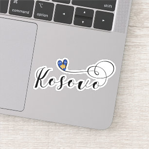 Kosovo Flag Heart, I Love Kosovo, Kosovar