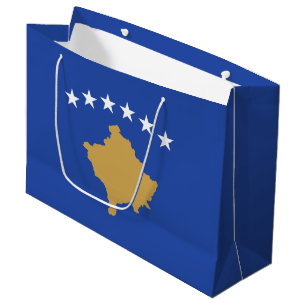 Kosovo Flag Large Gift Bag
