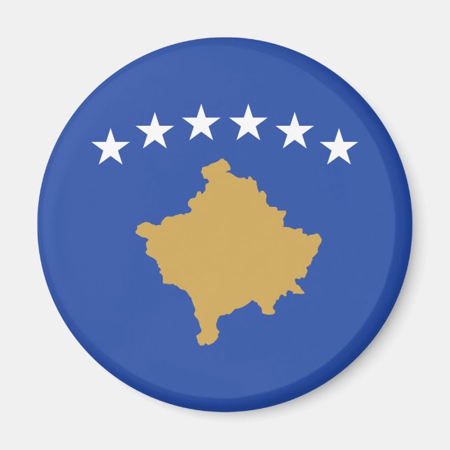 Kosovo Flag Magnet (Front)