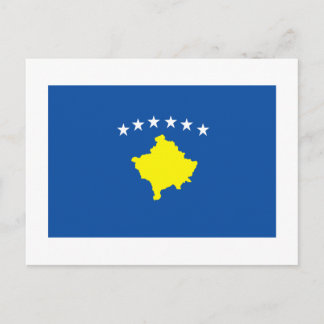 Kosovo Flag Postcard