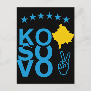 KoSoVo Flag Postcard