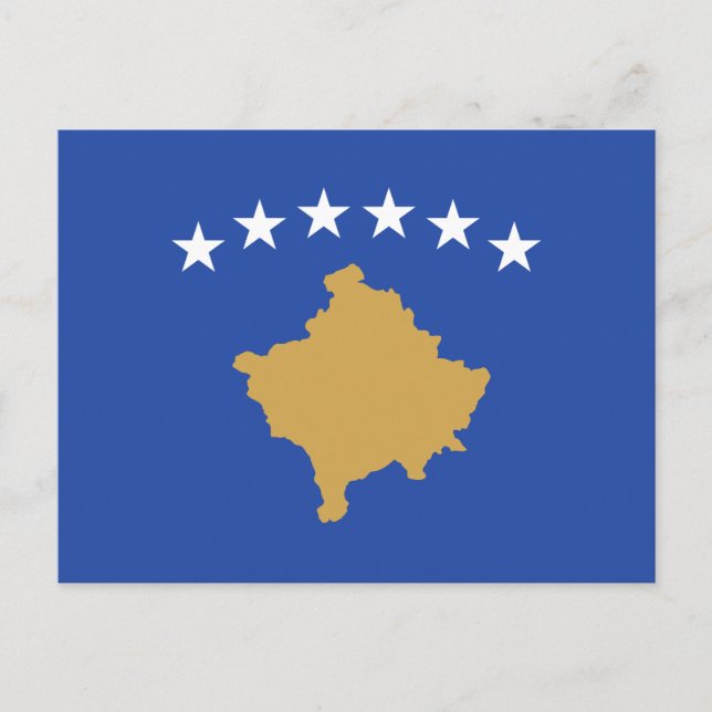 Kosovo Flag Postcard (Front)