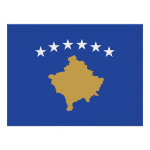 Kosovo Flag Poster