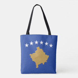 Kosovo Flag Tote Bag