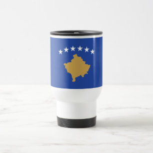Kosovo Flag Travel Mug