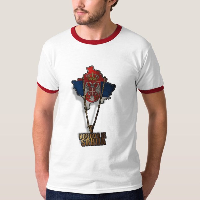 Kosovo Je Srbija T-Shirt (Front)