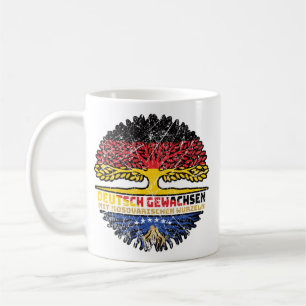 Kosovo Kosovarisch Deutsch Deutschland Baum Wurzel Coffee Mug