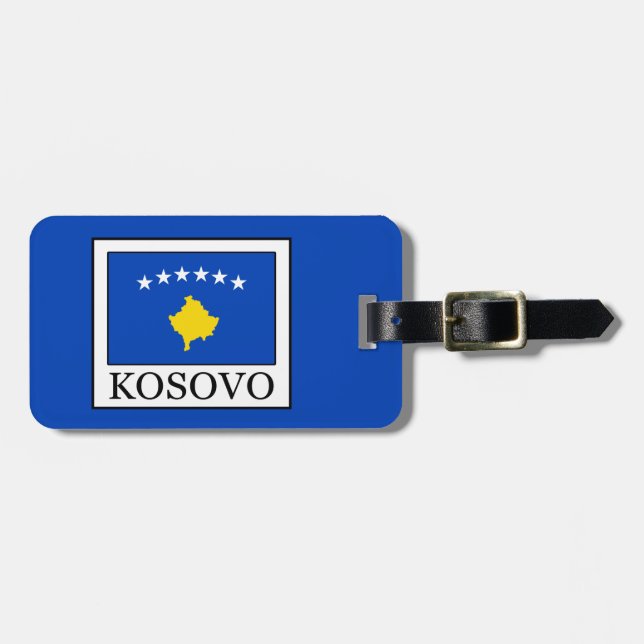 Kosovo Luggage Tag (Front Horizontal)