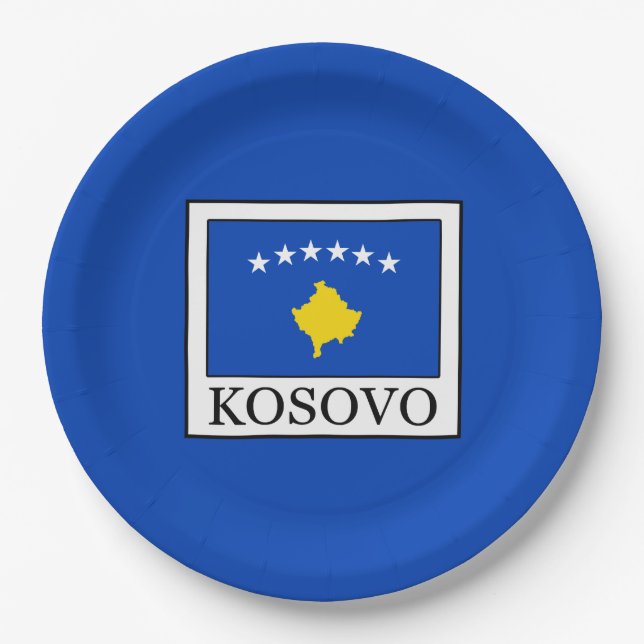 Kosovo Paper Plate (Front)