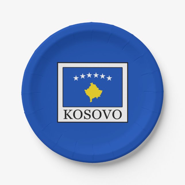 Kosovo Paper Plate (Front)