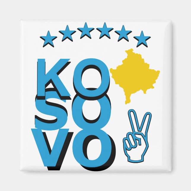 Kosovo Pride Magnet (Front)