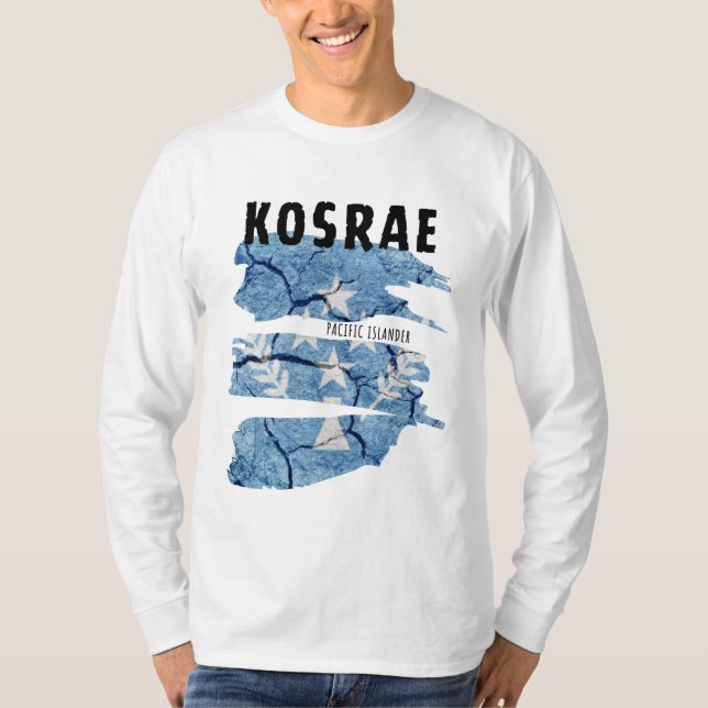 Kosrae Pacific Islander Long Sleeve T-Shirt (Front)