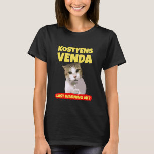 KOSTYENS Venda Last Warning OK Kerala Malayalam Fu T-Shirt